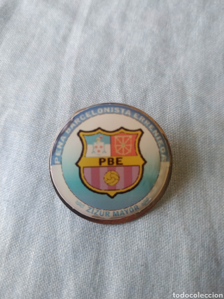 Collectionnisme sportif: PIN FC Barcelona pe&ntilde;a barcelonista Zizur Mayor Navarra Bar&ccedil;a