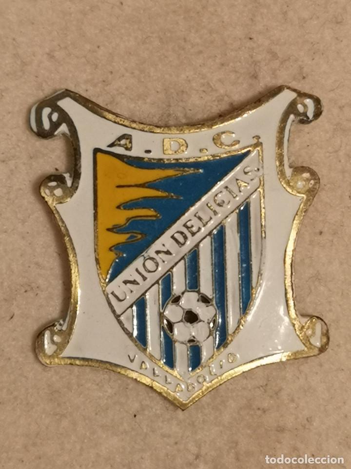 Coleccionismo deportivo: PIN FUTBOL - VALLADOLID - ADC UNION DELICIAS