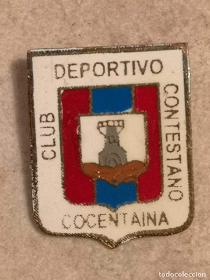 Collezionismo sportivo: PIN FUTBOL - ALACANT / ALICANTE - COCENTAINA - CD CONTESTANO - Alfiler
