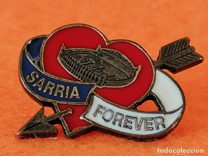 Coleccionismo deportivo: PIN R.C.D. ESPA&Ntilde;OL -SARRIA FOREVER - Foto 1