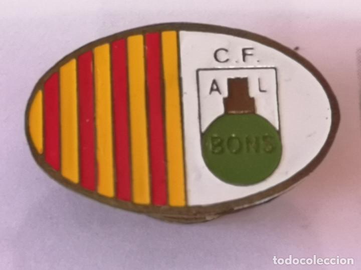 Collezionismo sportivo: PIN FUTBOL - GIRONA - ALBONS - CF ALBONS - Solapa
