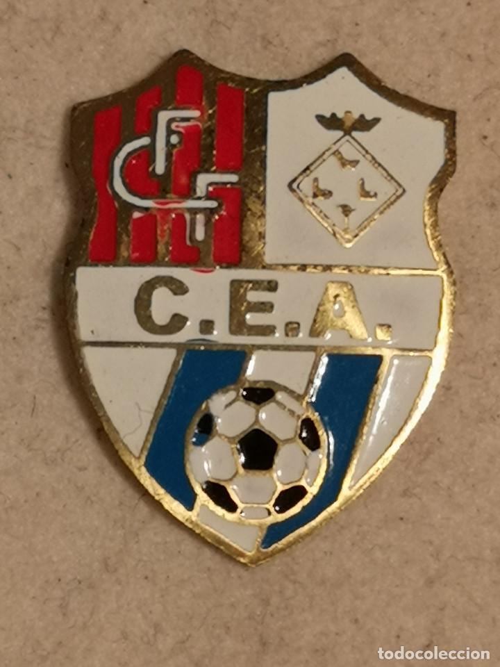 Collezionismo sportivo: PIN FUTBOL - GIRONA - ANGLES - CE ANGLES
