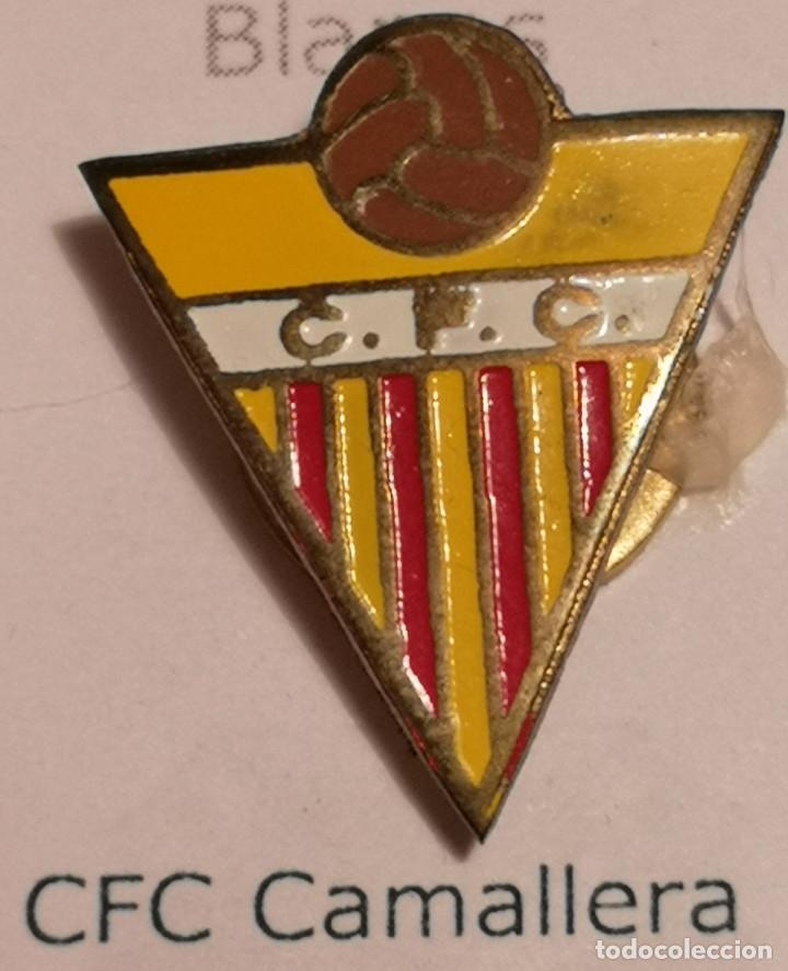 Collezionismo sportivo: PIN FUTBOL - GIRONA - CAMALLERA - CF CAMALLERA - Solapa