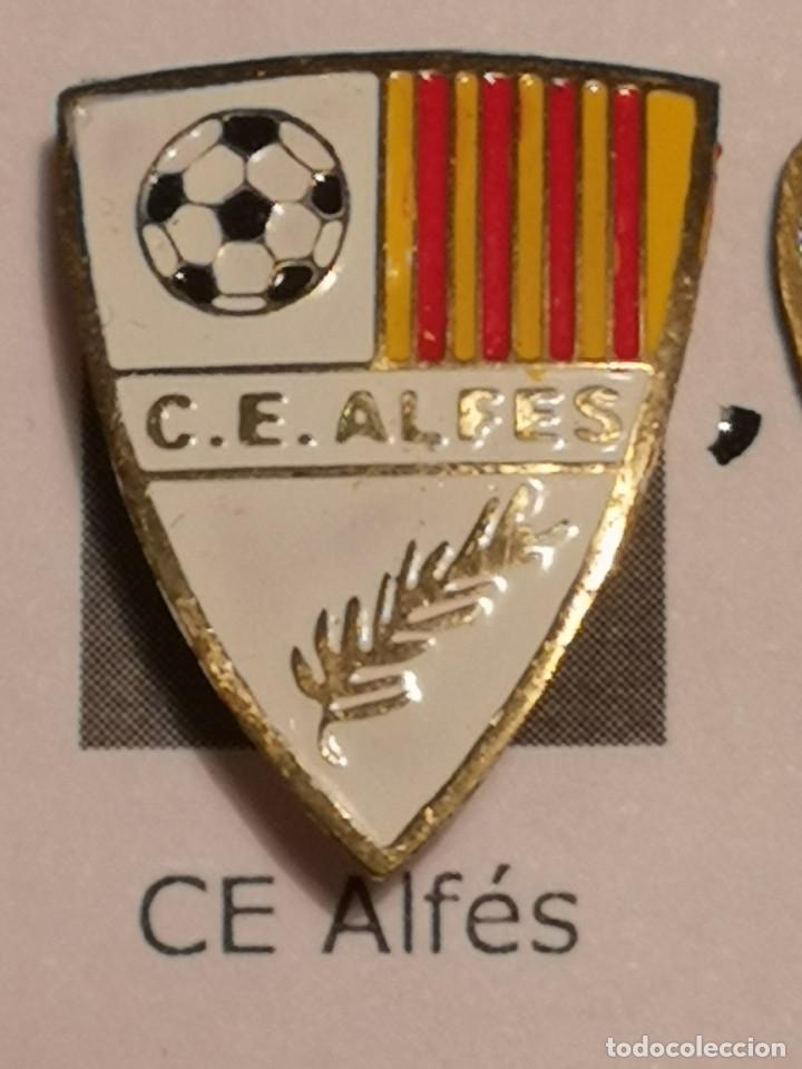 Collezionismo sportivo: PIN FUTBOL - LLEIDA - ALF&Eacute;S - CE ALFES