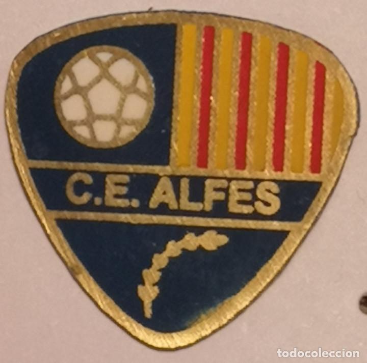 Collezionismo sportivo: PIN FUTBOL - LLEIDA - ALF&Eacute;S - CE ALFES