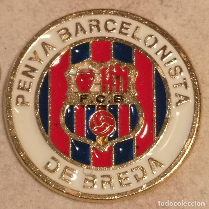 Colecionismo desportivo: PIN FUTBOL - GIRONA - BREDA - PENYA BARCELONISTA DE BREDA