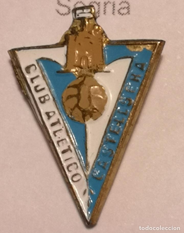 Collezionismo sportivo: PIN FUTBOL - LLEIDA - CASTELLSER&Agrave; - CLUB ATLETICO CASTELLSERA