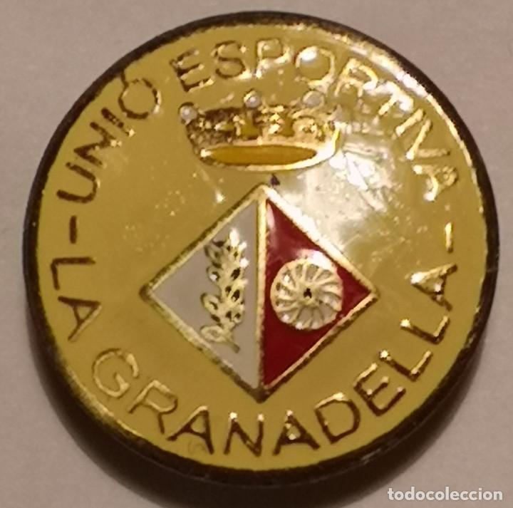 Collezionismo sportivo: PIN FUTBOL - LLEIDA - LA GRANADELLA - UE LA GRANADELLA - Solapa