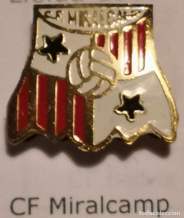 Collezionismo sportivo: PIN FUTBOL - LLEIDA - MIRALCAMP - CF MIRALCAMP - Solapa