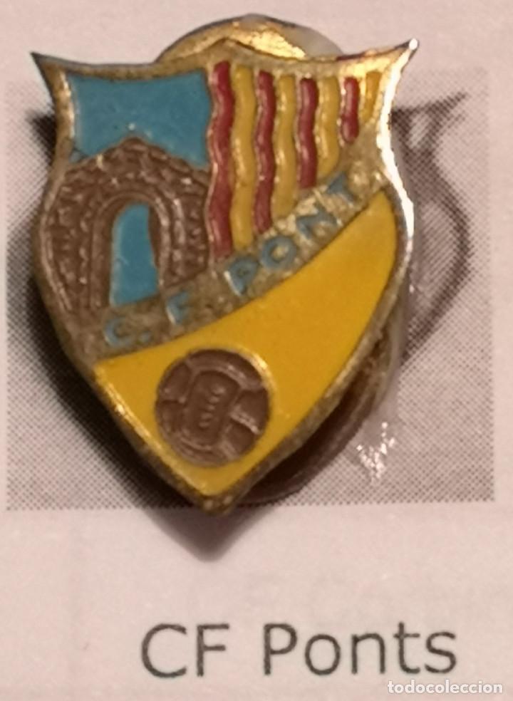 Collezionismo sportivo: PIN FUTBOL - LLEIDA - PONTS - CF PONTS - Solapa