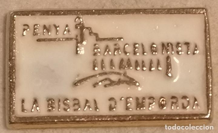 Collezionismo sportivo: PIN FUTBOL - GIRONA - LA BISBAL D'EMPORD&Agrave; - PENYA BARCELONISTA