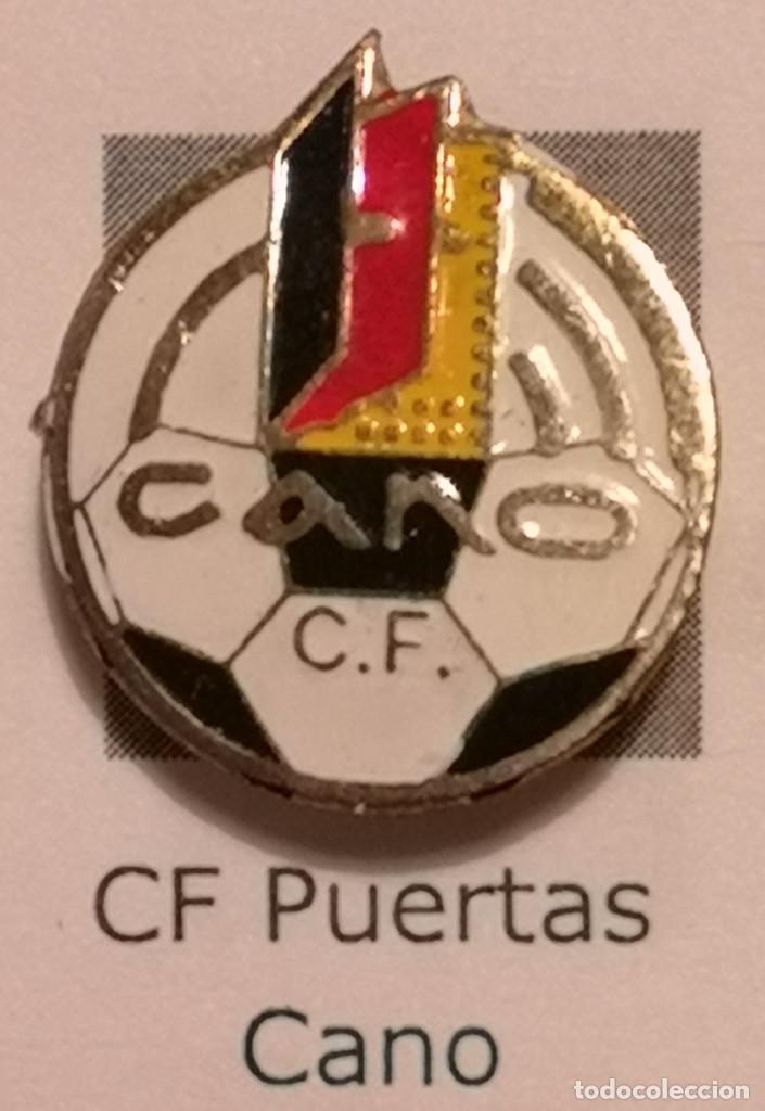 Sammelleidenschaft Sport: PIN FUTBOL - TARRAGONA - CF PUERTAS CANO - Solapa