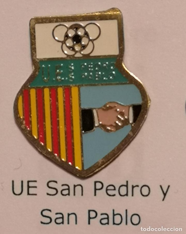 Sammelleidenschaft Sport: PIN FUTBOL - TARRAGONA - UE SAN PEDRO Y SAN PABLO