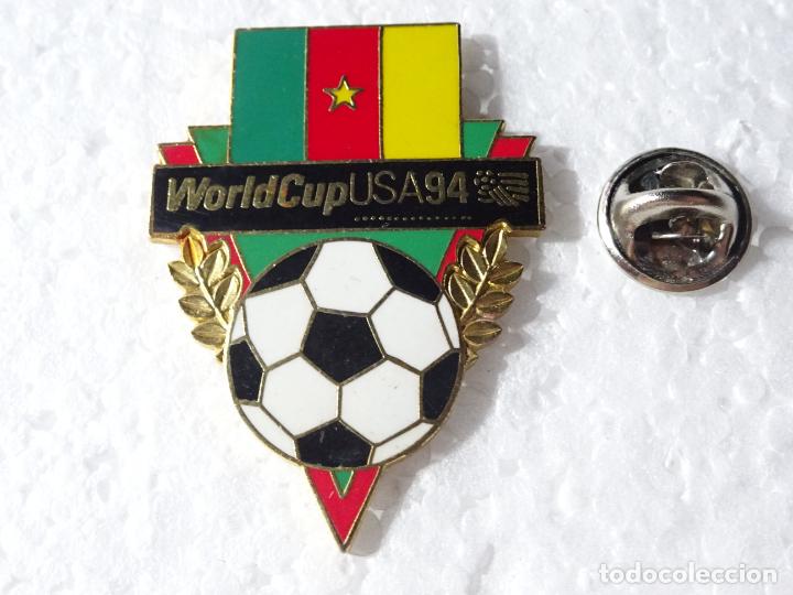 Sammelleidenschaft Sport: PIN DE DEPORTES. F&Uacute;TBOL. MUNDIAL COPA DEL MUNDO ESTADOS UNIDOS 94 1994. SELECCI&Oacute;N CAMER&Uacute;N