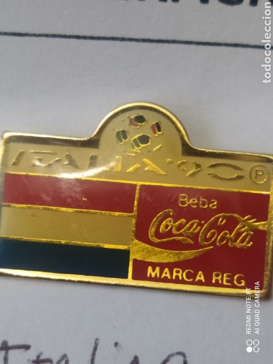 Colecionismo desportivo: PINS DE F&Uacute;TBOL MUNDIAL ITALIA 90 . HOLANDA