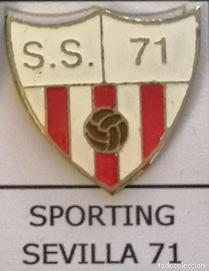 Sammelleidenschaft Sport: PIN FUTBOL - BARCELONA - BADALONA - SPORTING SEVILLA 71