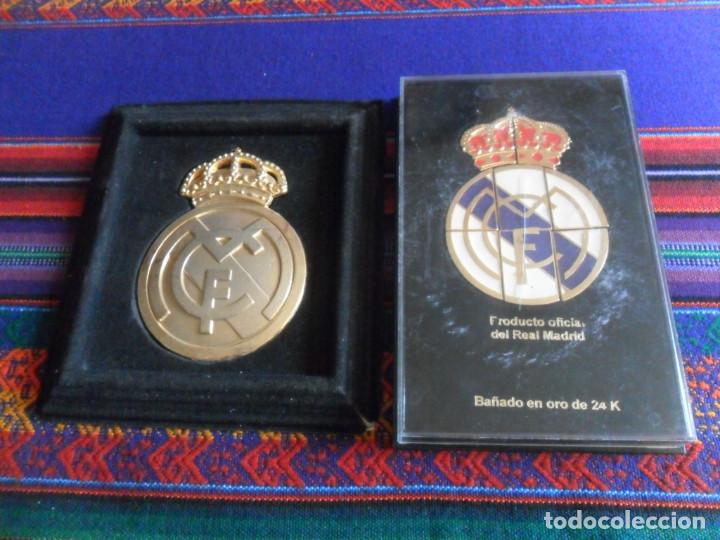 el escudo del real madrid bañado en oro de 24 k - Buy Football
