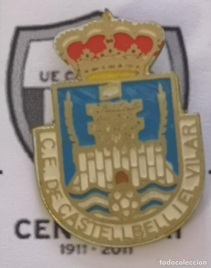 Colecionismo desportivo: PIN FUTBOL - BARCELONA - CASTELLBELL I EL VILAR - CE DE CASTELLBELL I EL VILAR