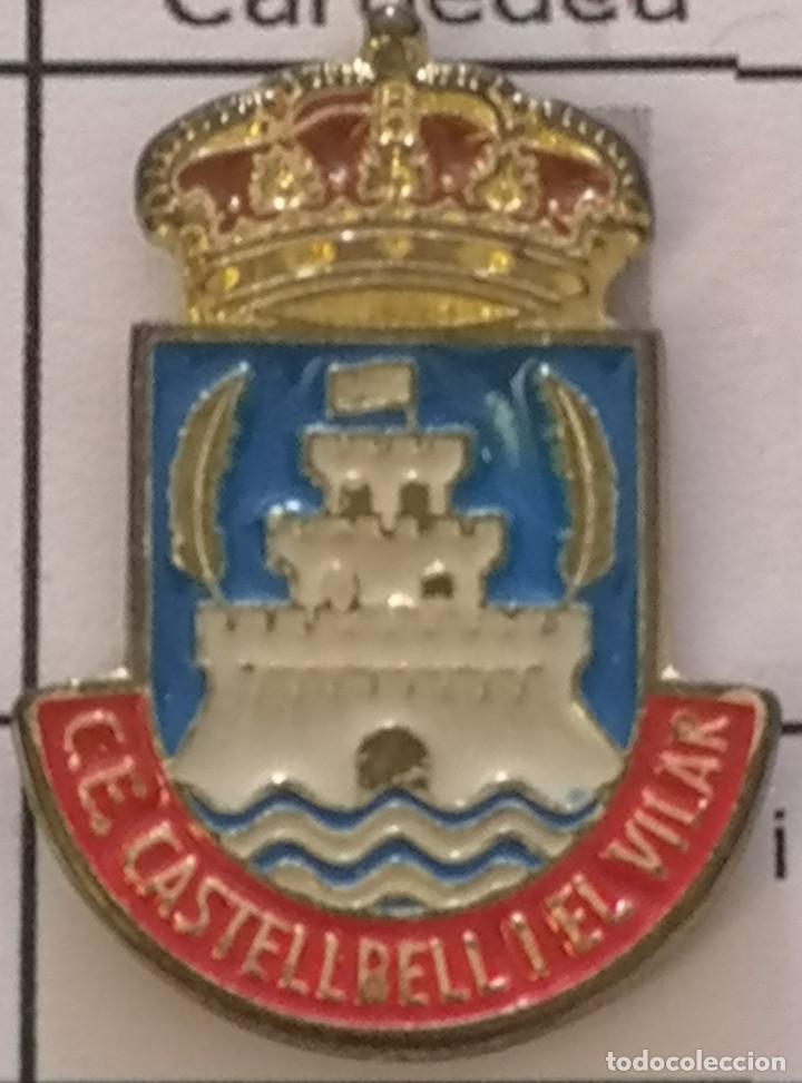 Colecionismo desportivo: PIN FUTBOL - BARCELONA - CASTELLBELL I EL VILAR - CE DE CASTELLBELL I EL VILAR