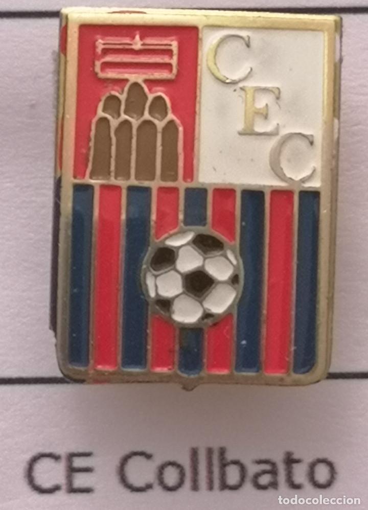 Sammelleidenschaft Sport: PIN FUTBOL - BARCELONA - COLLBAT&Oacute; - CE COLLBAT&Oacute; - Solapa