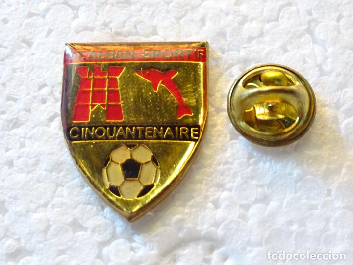 Collezionismo sportivo: PIN DE DEPORTES. F&Uacute;TBOL. FRANCIA. CINCUENTENARIO ST ALBAN SPORTIF