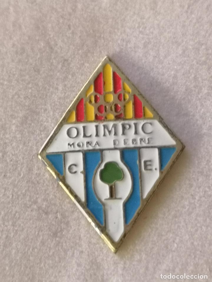 Sammelleidenschaft Sport: PIN FUTBOL - TARRAGONA - MORA D'EBRE - CE OLIMPIC MORA D'EBRE