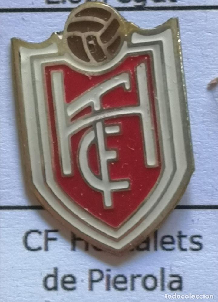 Collezionismo sportivo: PIN FUTBOL - BARCELONA - HOSTALETS DE PIEROLA - CF HOSTALETS