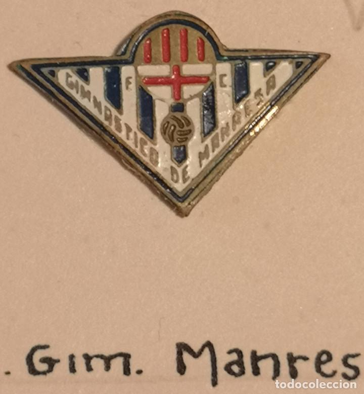 Sammelleidenschaft Sport: PIN FUTBOL - BARCELONA - MANRESA - FC GIMNASTCO DE MANRESA