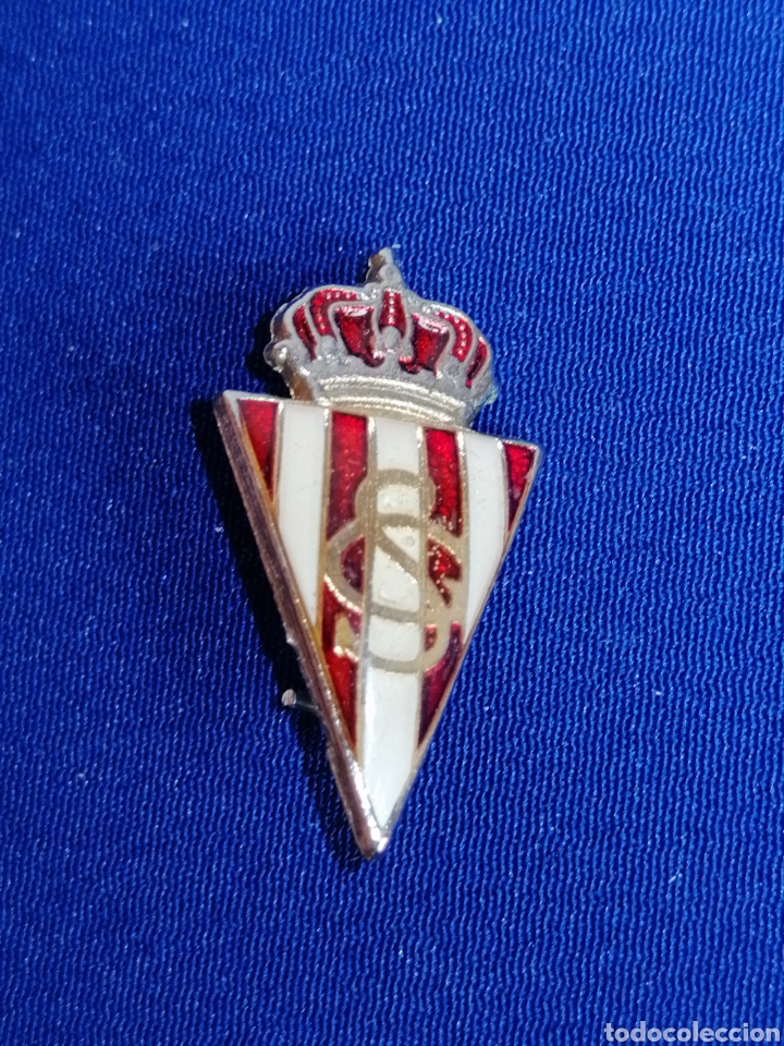 Coleccionismo deportivo: SPORTING DE GIJON INSIGNIA DE ALFILER - Foto 1