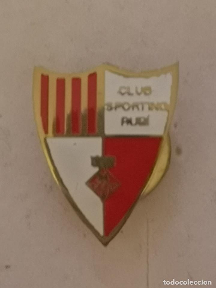 Sammelleidenschaft Sport: PIN FUTBOL - BARCELONA - RUBI - CLUB SPORTING RUBI - Solapa