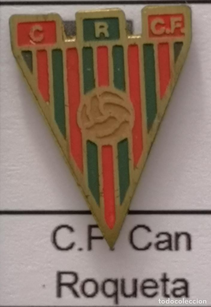 Sammelleidenschaft Sport: PIN FUTBOL - BARCELONA - SABADELL - CF CAN ROQUETA