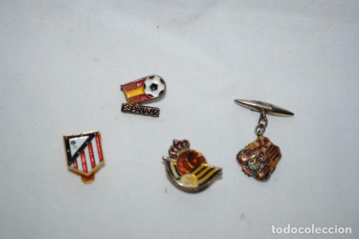 Collectionnisme sportif: LOTE DE INSIGNIAS DE FUTBOL