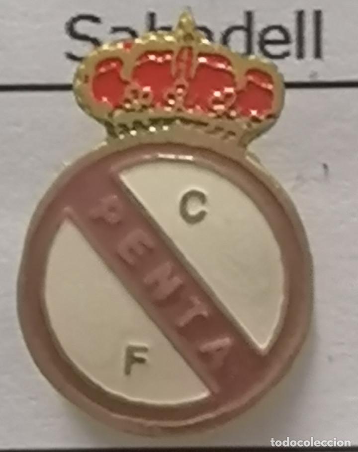 Colecionismo desportivo: PIN FUTBOL - BARCELONA - SABADELL - CF PENTA - Solapa