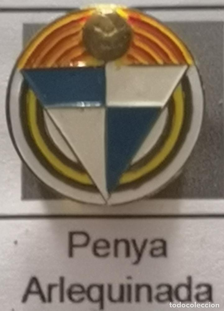 Colecionismo desportivo: PIN FUTBOL - BARCELONA - SABADELL - PENYA ARLEQUINADA - Solapa