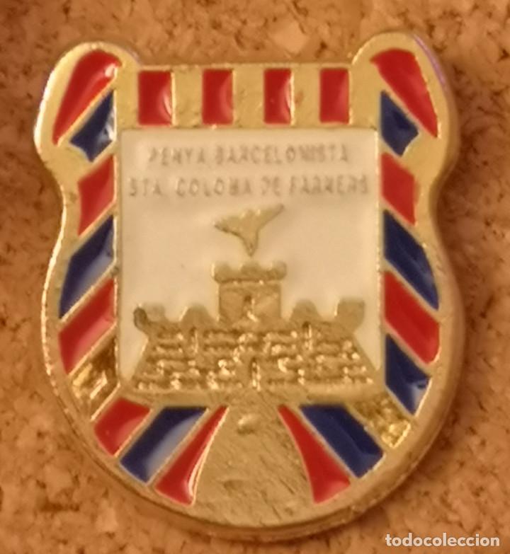 Sammelleidenschaft Sport: PIN FUTBOL - BARCELONA - SANTA COLOMA DE FARNERS - PENYA BARCELONISTA