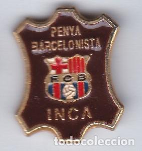 Collectionnisme sportif: PIN DE FUTBOL DE LA PE&Ntilde;A BARCELONISTA DE INCA (FOOTBALL) BARCELONA-BAR&Ccedil;A (BALEARES)