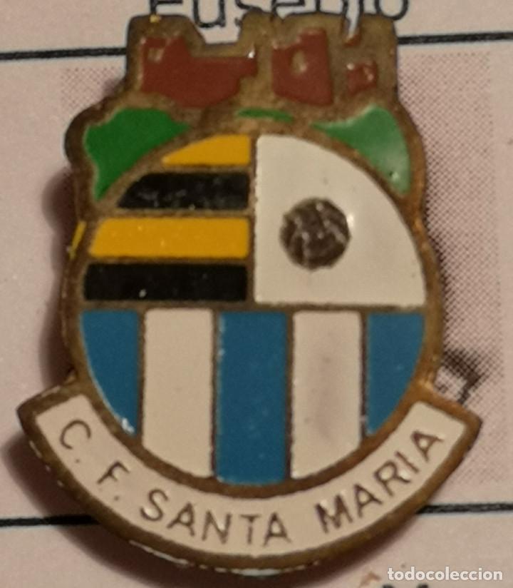 Collezionismo sportivo: PIN FUTBOL - BARCELONA - CF SANTA MARIA - Solapa