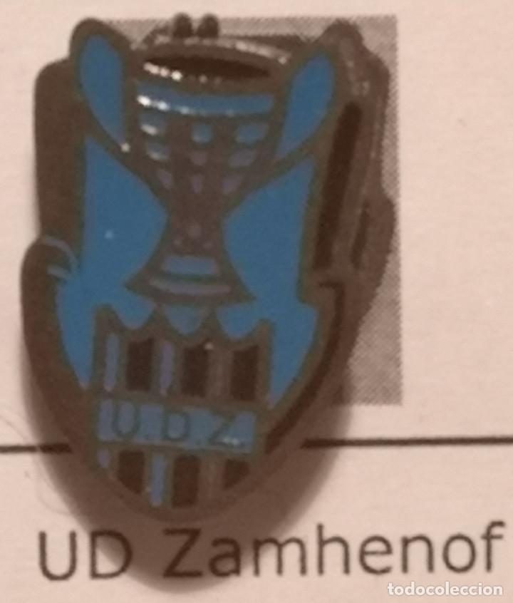 Collezionismo sportivo: PIN FUTBOL - BARCELONA - UD ZAMENHOF - Aguja