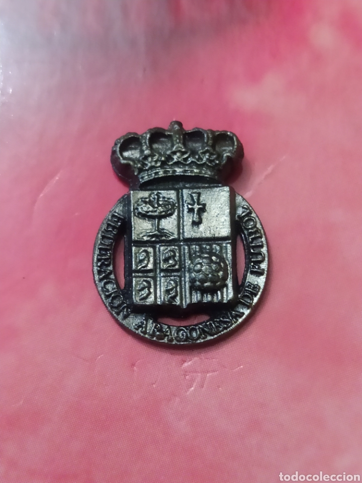 Coleccionismo deportivo: INSIGNIA DE FÚTBOL FEDERACIÓN ARAGONESA DE FÚTBOL