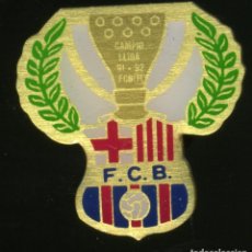 Coleccionismo deportivo: FC BARCELONA - CAMPIO LLIGA 1991-92. Lote 322246073