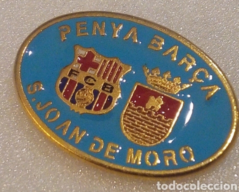 Coleccionismo deportivo: PIN 000 PE&Ntilde;A PENYA BARCELONISTA BLAUGRANA SANT JOAN de MORO