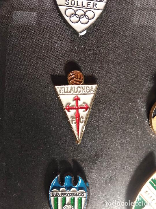 Collezionismo sportivo: PIN DE FUTBOL ESCUDO VILLALONGA FC PONTEVEDRA