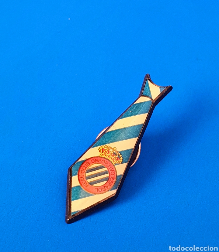 Colecionismo desportivo: PIN RCD ESPA&Ntilde;OL ORIGINAL DE LA &Eacute;POCA