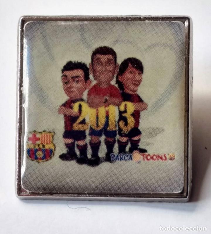Sammelleidenschaft Sport: PIN BARCA BAR&Ccedil;A TOONS- BARCELONA 2013 - LEO MESSI - XAVI