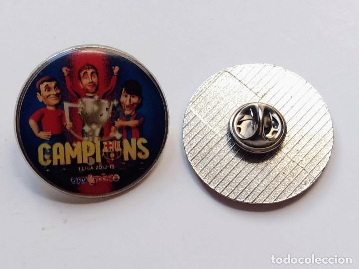 Sammelleidenschaft Sport: PIN BARCA BAR&Ccedil;A TOONS- BARCELONA 2012 2013 CAMPEON LIGA - CAMPIONS - LEO MESSI