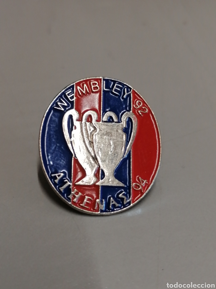 Collezionismo sportivo: Pin raro final final champions league Wembley 1992 Atenas 1994 nunca ganada por el FC Barcelona