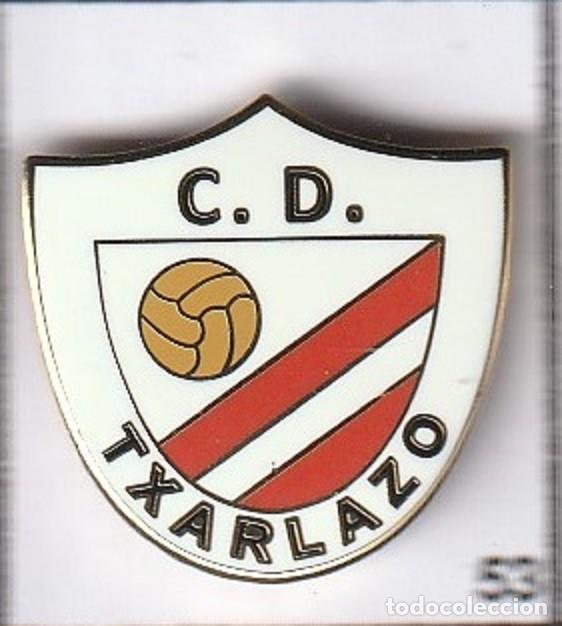Colecionismo desportivo: Pin de futbol del Club CD Txarlazo Ordu&ntilde;a Bizkaia Vizcaya