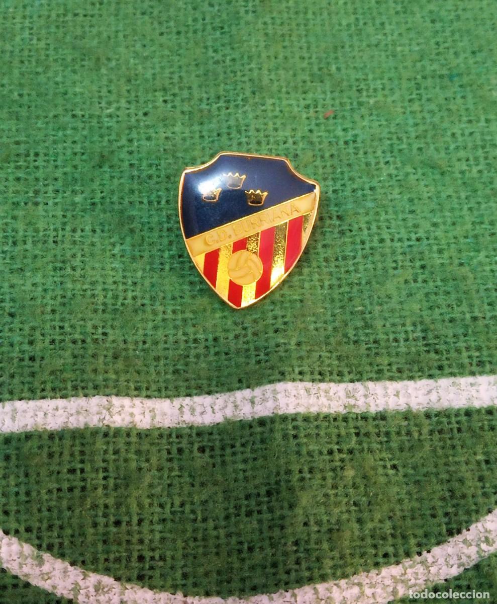 Sammelleidenschaft Sport: PIN DE FUTBOL -CLUB DEPORTIVO BURRIANA (CASTELLON) - ESMALTADO - ANTIGUO