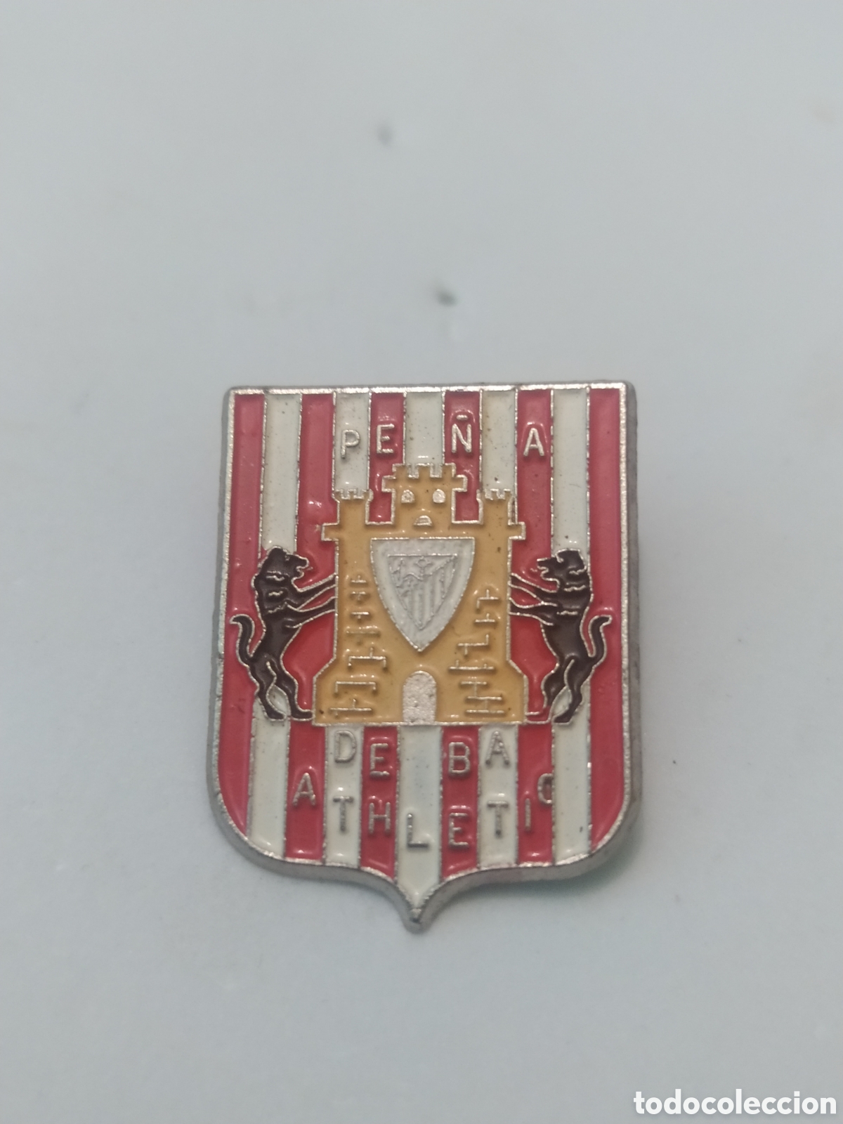 Coleccionismo deportivo: PINS DE PE&Ntilde;AS. PE&Ntilde;A ATHLETIC DE BA. - Foto 1