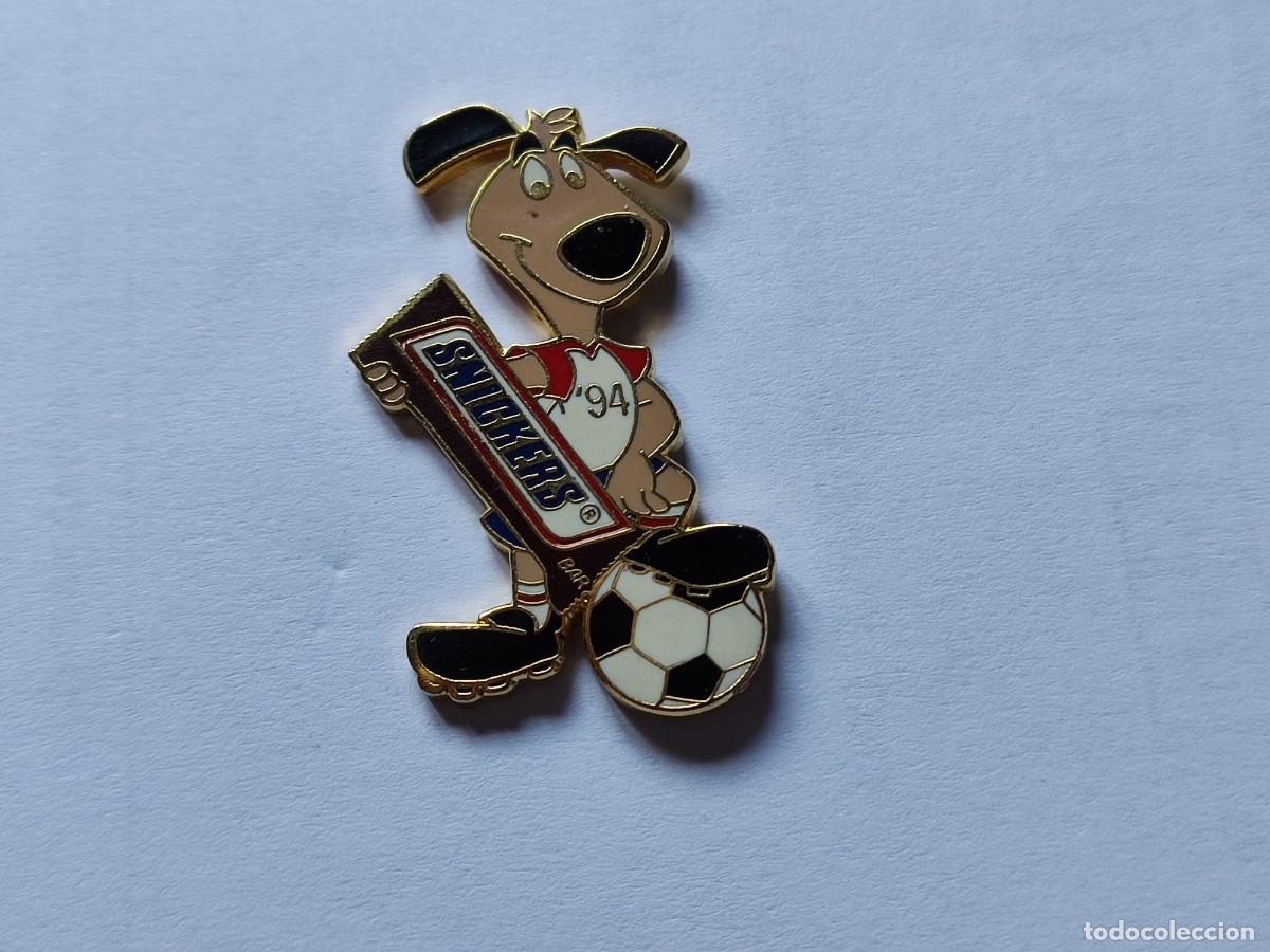 Colecionismo desportivo: PIN MASCOTA MUNDIAL FUTBOL 94 EEUU- SNICKERS